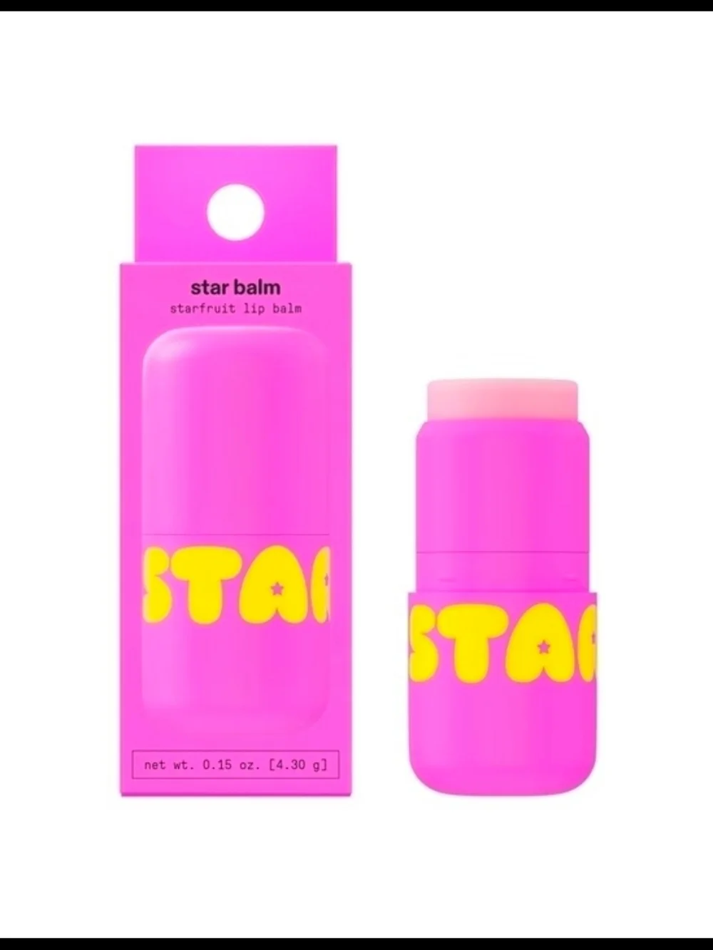 Star Balm Very Vanilla & Starfruit Lip Balm Duo - 0.15 Oz BNIB